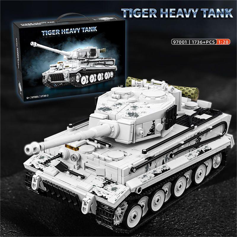 

Конструктор MOC Танк Тигр Важкий - Модель Німецького Танка Другої Світової Війни з Фігурками, Військова Колекція Подарунок для Дорослих та Підлітків + WITH BOX