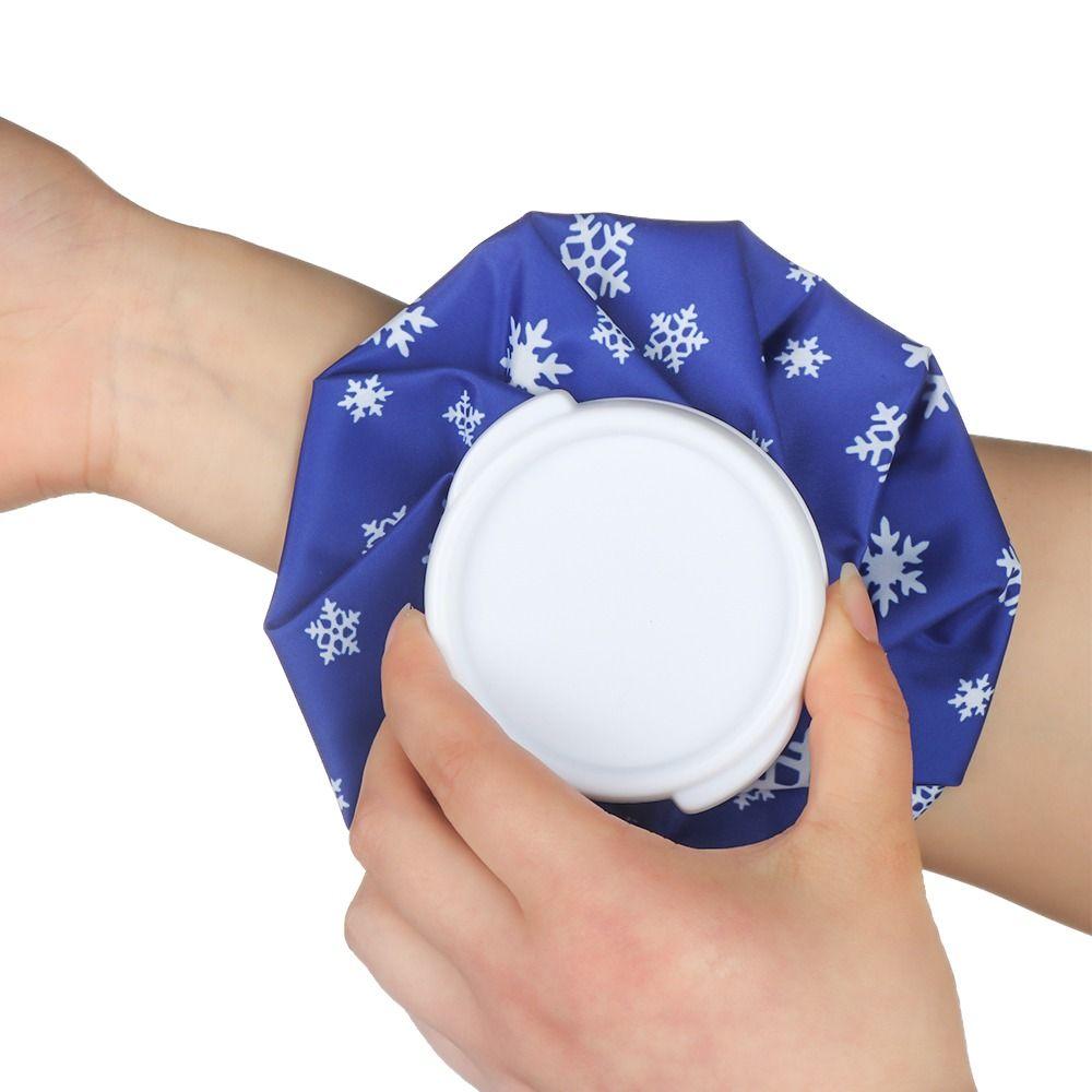 Snowflake Pattern Hand Warmer Relieve Pain Keep Warm Hot Water Bag Cold Water Bag Ice Bag Ice Pack