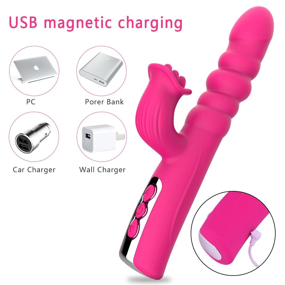 Tongue Licking Vibrator Clitoris Stimulator  Lick Toy for Women Vagina G Spot Massage Toy for Female Adult JoinJJtoy