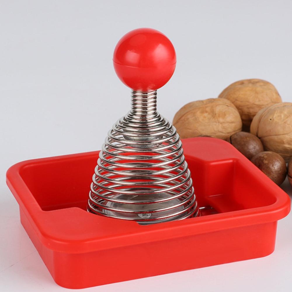 Professional Walnut Plier Stainless Steel Nut Shell Opener Spiral Spring Nutcracker  Pecans