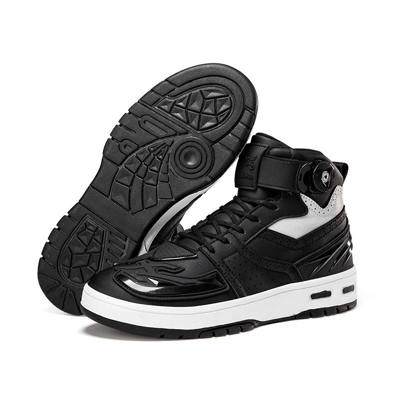 Motorcycle Shoes Motorcycle Riding Shoes Men's Knights Four Seasons Off-road Locomotive Boots Racing Short Boots Four Seasons Motorcycle Travel Equipm