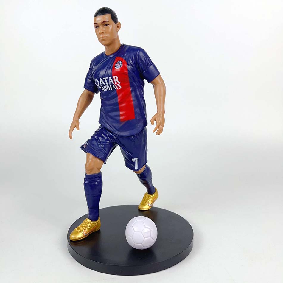 C.Ronaldo Messi Mbappe star of football figurines, fan supplies, and souvenirs for Real Madrid and Barcelona