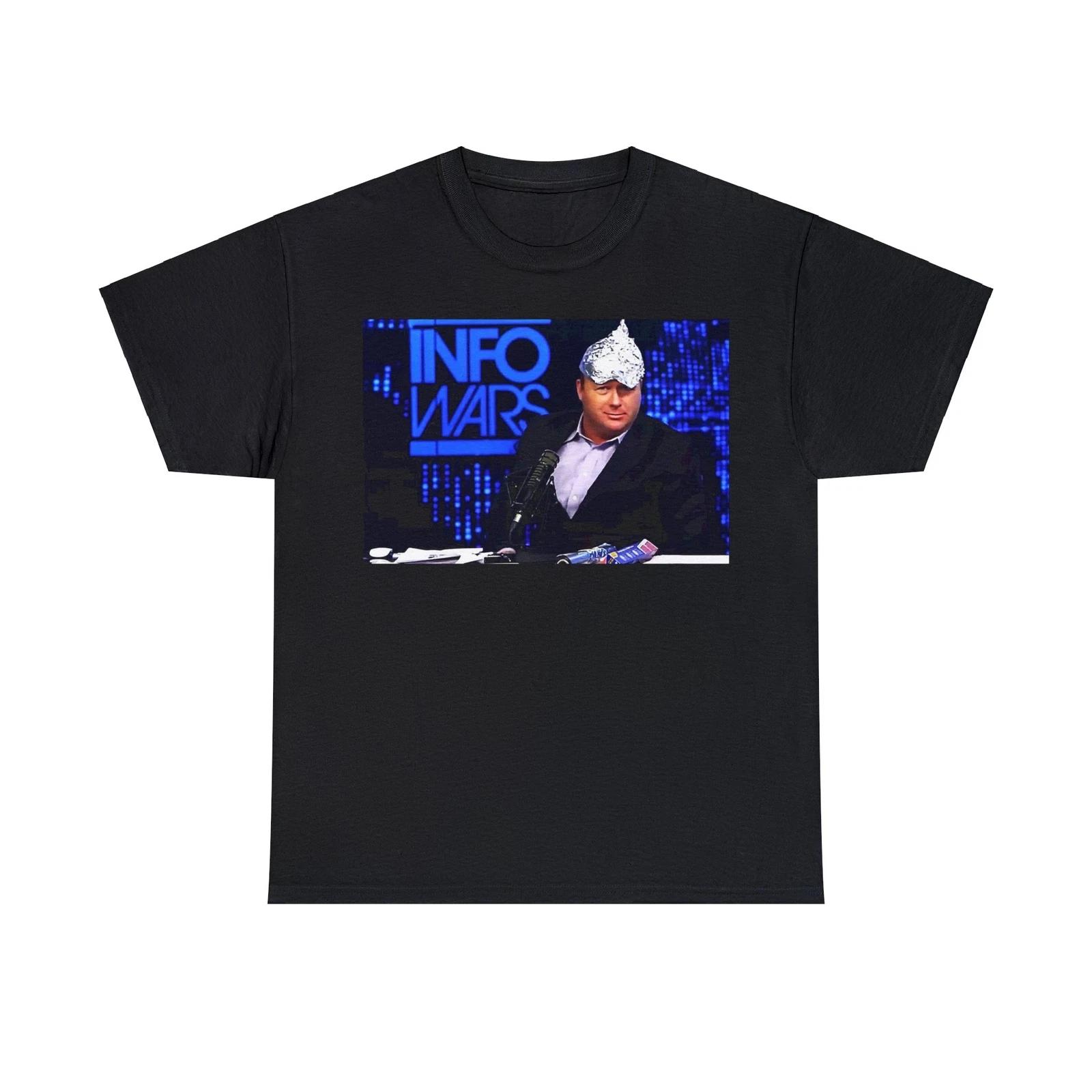 Alex Jones tin foil hat conspiracy infowars Unisex Short Sleeve Tee S