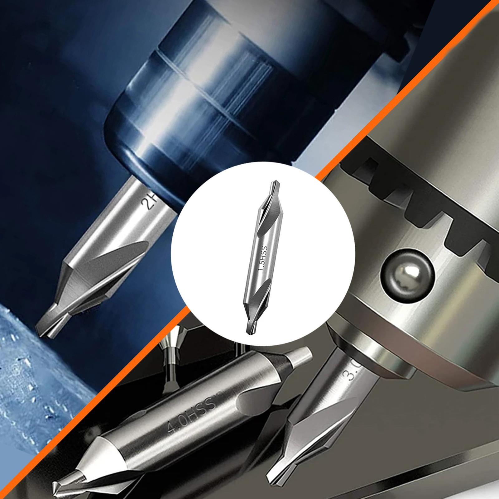 

High Speed Steel 60 Degree Angle Center Drill Bit for Lathe Metalworking
