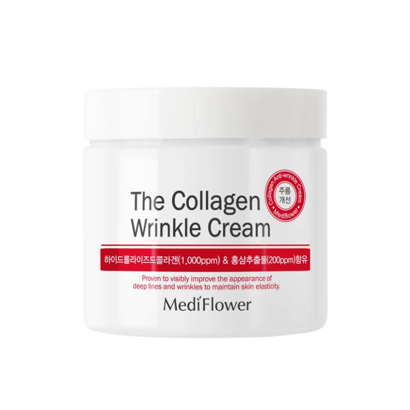 

[MEDIFLOWER] Collagen Wrinkle Cream 250g - Professional High-Capacity Firming & Elasticity Nourishing Care