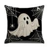 New Black Funny Ghost Horror Halloween Pillowcase Festive Party Cushion Sofa Pillow Combination