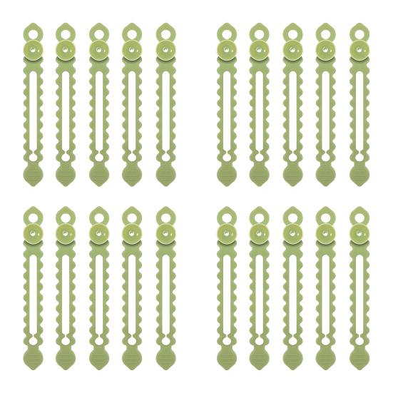 20Pcs Bobbin Winder Silicone Cable Ties Reusable Cable Organizer with Button Design Charging Cables Headphones USB Cables Organizer