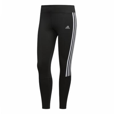 adidas Logo Print Striped Outdoor Casual Sports Long Pants Women Bottoms Black CZ8095