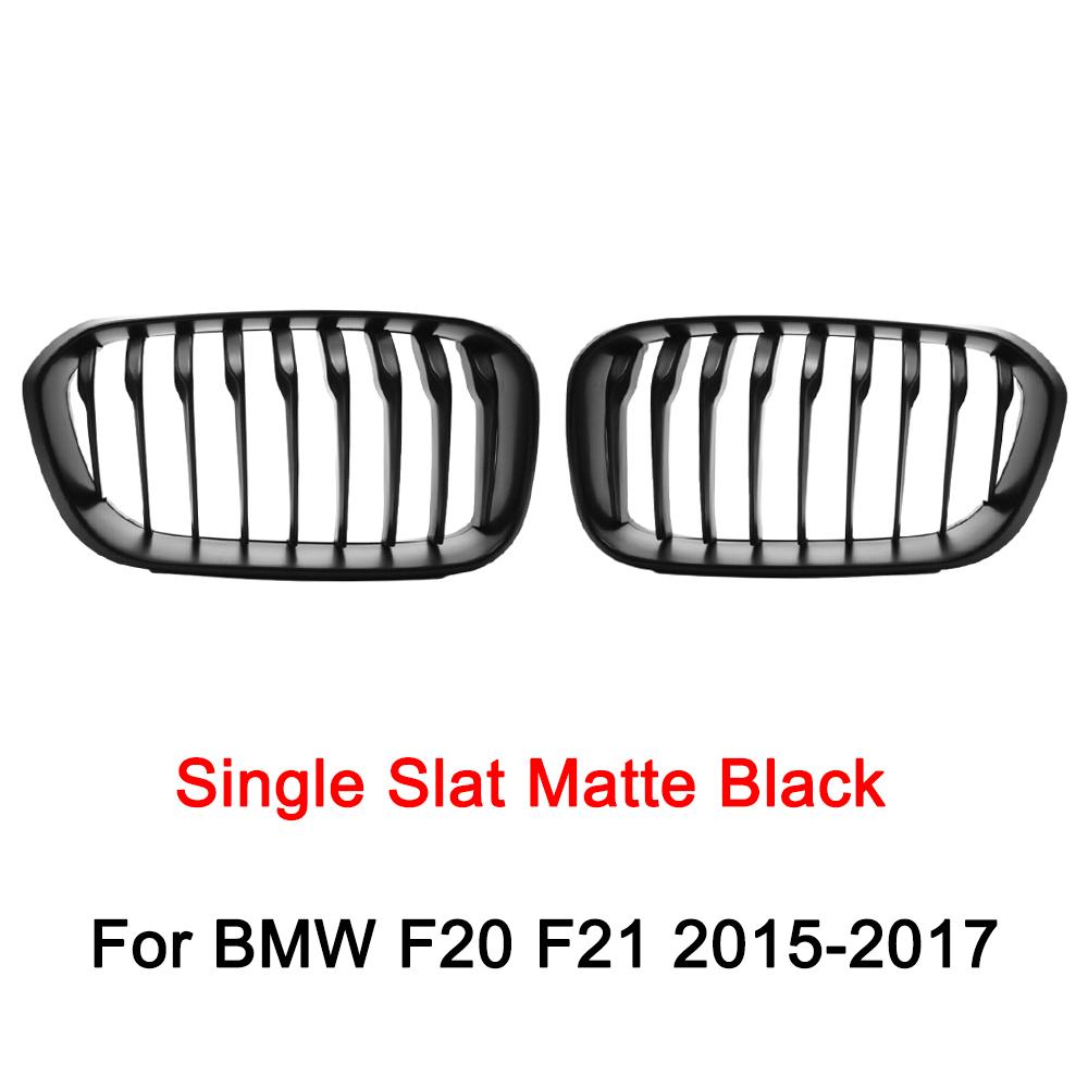 Glossy Black Car Front Bumper Kidney Grille Racing Grills Hood Grill For BMW 1 Series F20 F21 2012 2013 2014 2015 2016 2017