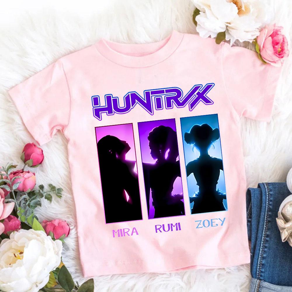 2025 Film Fierbinte Bumbac Tricou Fetițe Haine Copii KPop Fani Vânătorii de Demoni Cadouri Haine Copii Topuri la Modă