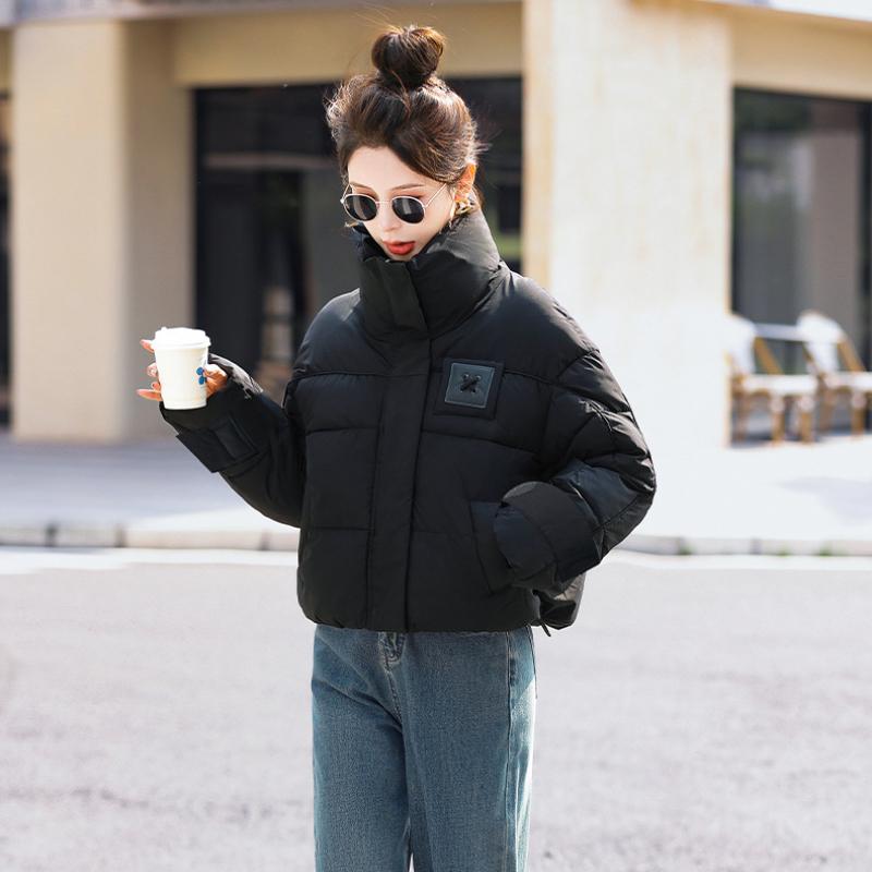 Short Cotton Clothes, Color Matching Bread Clothes, Winter New Warm and Thickened Personalized Jacket