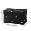 Multifunctional Bow Quilted Makeup Bag Large Capacity Women Wash Pack  Beauty Routine