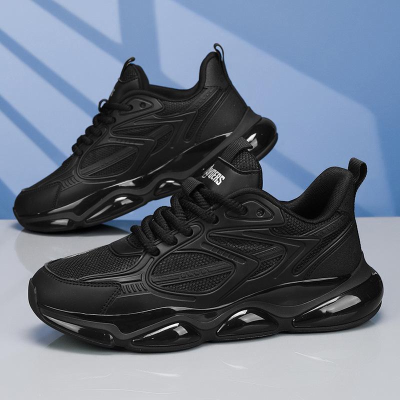 2025 Darth Vader men's shoes four seasons running air cushion sneakers men's casual platform black dad trendy shoes