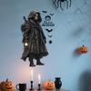 Dark Night Skull Man Horrorible Wall Sticker Halloween Living Room Bar Merchant Holiday Atmosphere Decoration Sticker Posters