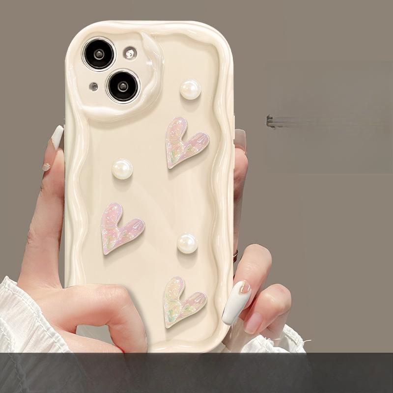 

Подходит для чехла для мобильного телефона Xiaomi 13 12/11 Высококлассный Note12pro Прозрачная лазерная цепочка с сердечками Redmi K40s Xiaomi 13