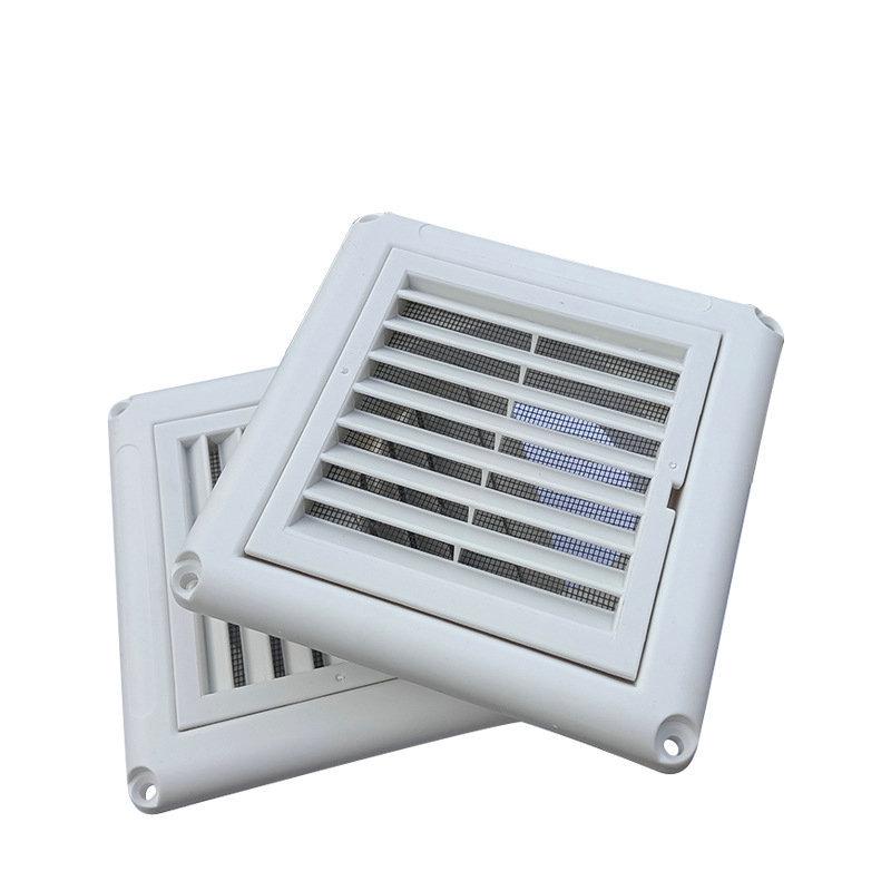 Ventilação de Ar Interno Quadrada de Plástico PP Entrada/Saída de Ventilação de Exaustão