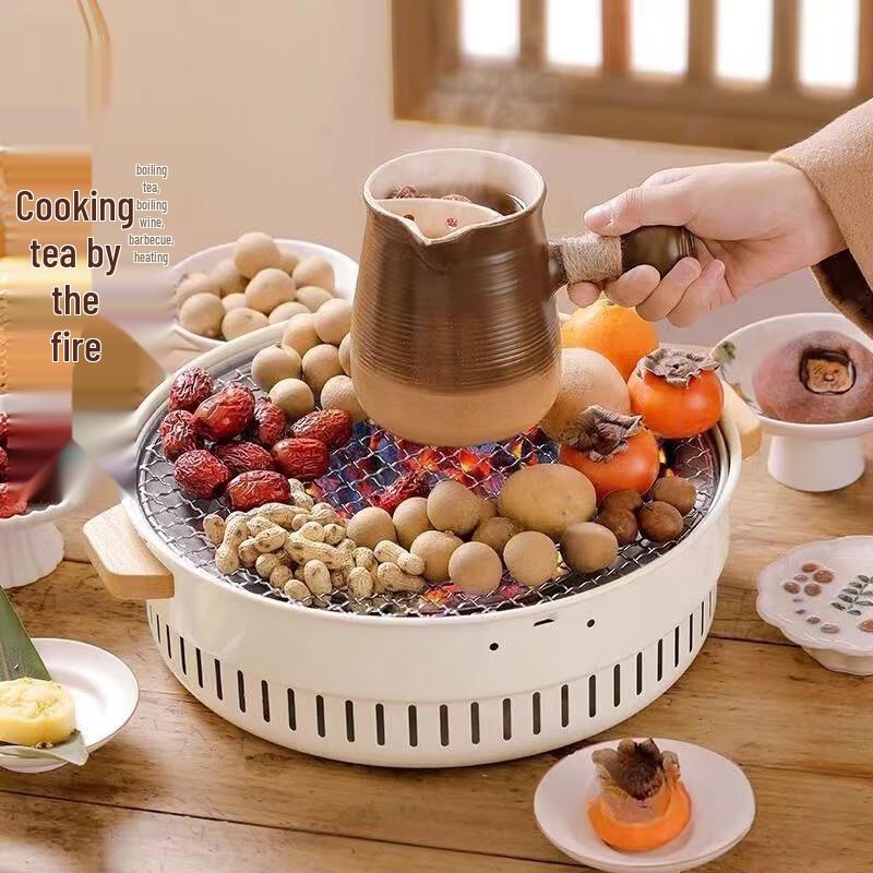 ZISIZ Outdoor Camping Charcoal BBQ Grill