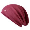 CHARM Silk Seamless Knit Hat Medical Plus Breathable Japanese-Made 100% [Free Size/Dark Red] Cap, Sizes,