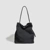 Korean Style Bucket Bag Large Capacity Tote Bag Shoulder Bag for Women