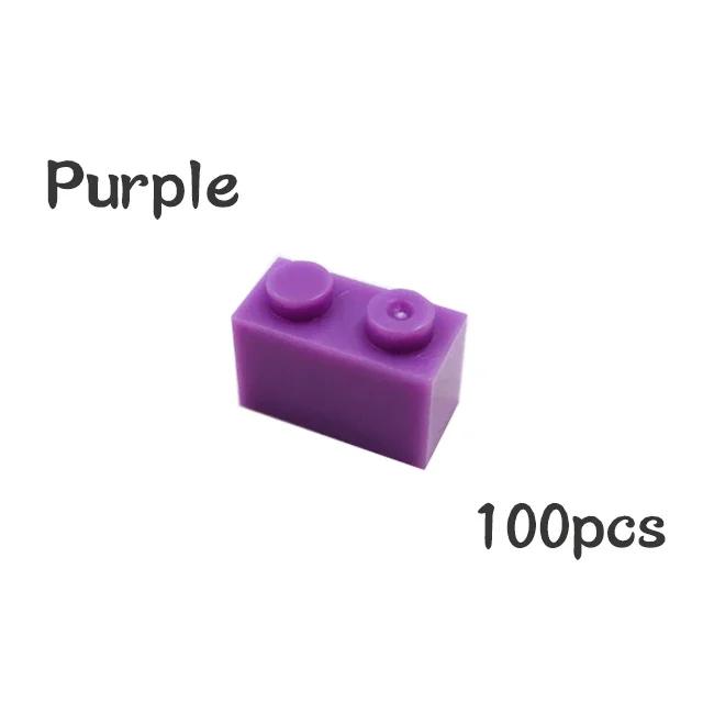 100Pcs DIY 3004 Thick Constructing Blocks Particle Figures 1x2 Dots Brick Works With Educational Creative Construction Leduo Kid Toy