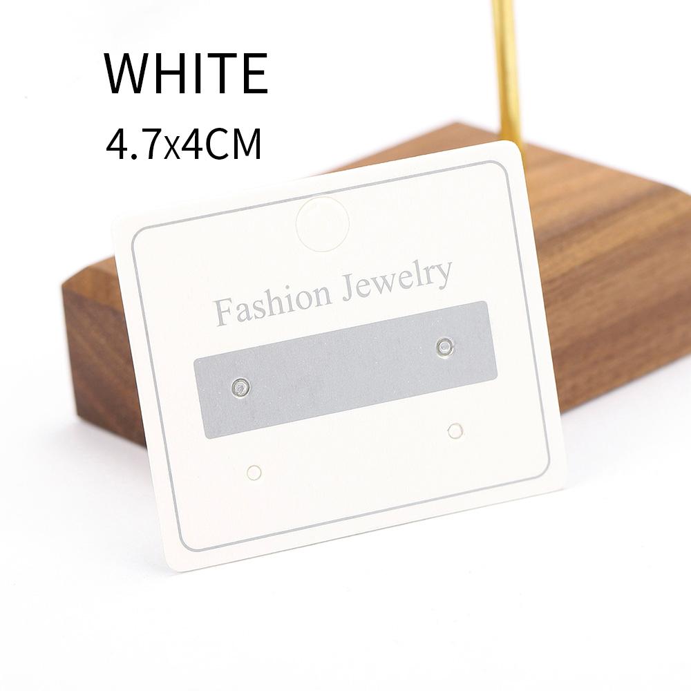 50 pièces Cartes d'Affichage pour Boucles d'Oreilles et Colliers pour Boîte à Bijoux Carte d'Accrochage en Carton Carde pour Clous d'Oreilles Carte en Papier Bijoux DIY