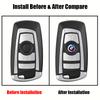 BBIL9 11/14MM 3D Badges Car Key Shell Stickers Remote Control Decal for BMW F32 E60 E46 E90 E91 E92 E93 E87 F01 F20 F30 G80 G06 G07 M5