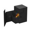 Boîte de rangement pour cartes - ultimate guard - flipntray 100+ - xenoskin - noir - plateau amovible