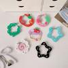 Sweet Girl Acrylic Carabiner Keychain Accessory - Cute Ita Bag Pendant