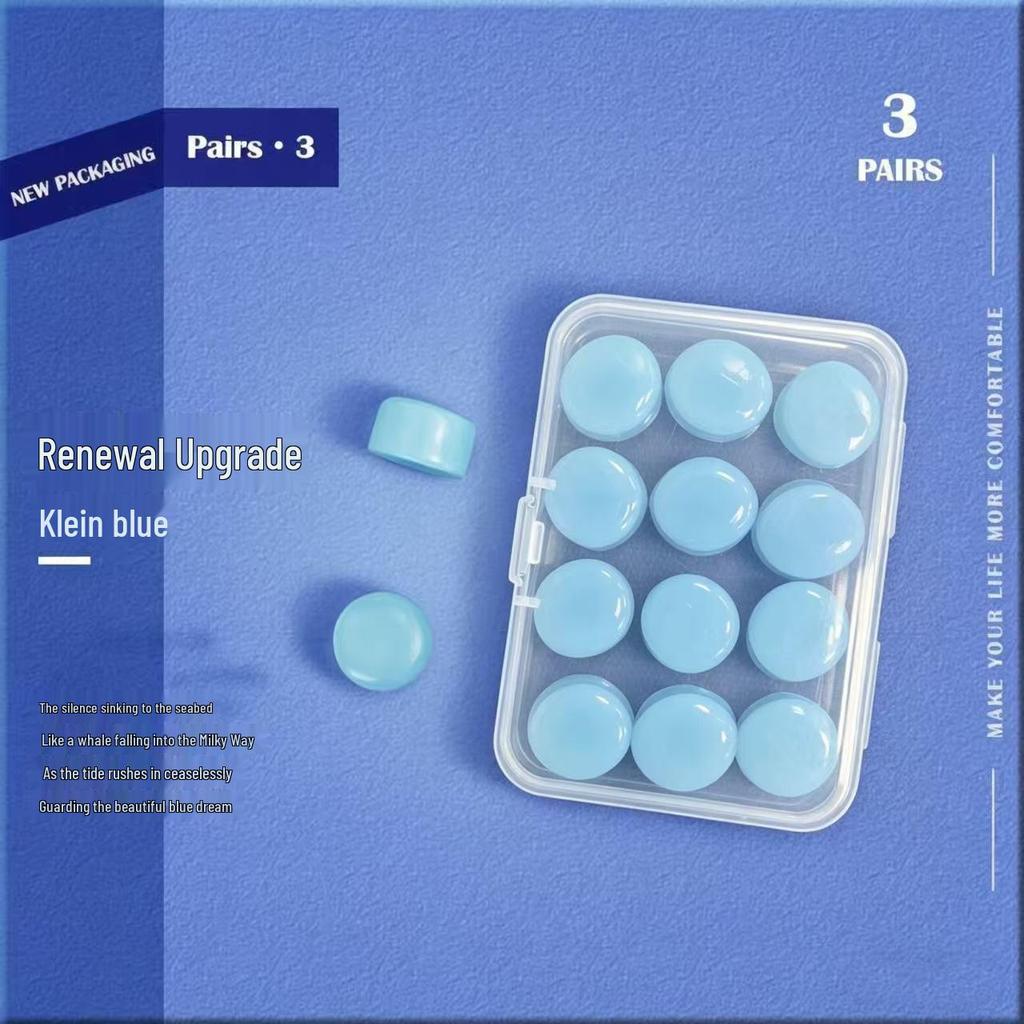 Multi-Purpose Silicone Earplugs: Waterproof Noise-Cancelling for Swimming, Sleeping, Studying, and Working.