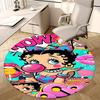 Alfombrilla Redonda para Silla Betty Boop - Decoración del Hogar, Alfombra para Sofá, Alfombra de Oficina Regalo para Dormitorio