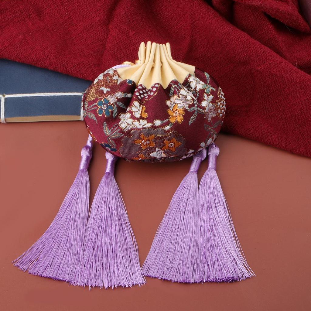 Dragon Boat Festival Hanfu Scent Sachet: Embroidered Mosquito Repellent Coin Purse Necklace