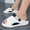 Fashion Fashion Summer Slippers Men Shock-absorbing Thick Bottom Slippers Platform Bathroom Slides Outdoor Non-Slip Casual Beach Sandals