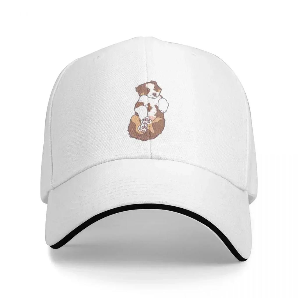 Red Tri Aussie Puppy Baseball Cap Brand Unisex cap dad hat Golf Wear Visor WoUnisexs Hats Unisexs