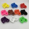 10Pcs Colourful Pig Nose Shape Children Rock Climbing Holds Indoor Outdoor Kids Playground Build  Wood Wall Climbing Stones Toys
