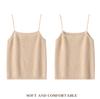 Women's Slim Fit Knit Cross Strap Tank Top - Sleeveless Cashmere Base Layer for Autumn/Winter