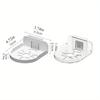 2pcs Universal Non-Drilling Wall Mount for Camera - Durable and Space-Saving Storage Holder