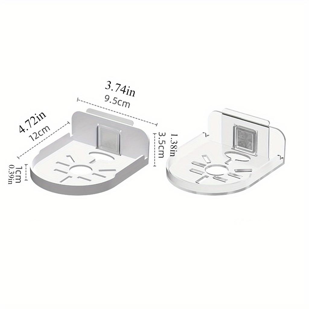 2pcs Universal Non-Drilling Wall Mount for Camera - Durable and Space-Saving Storage Holder