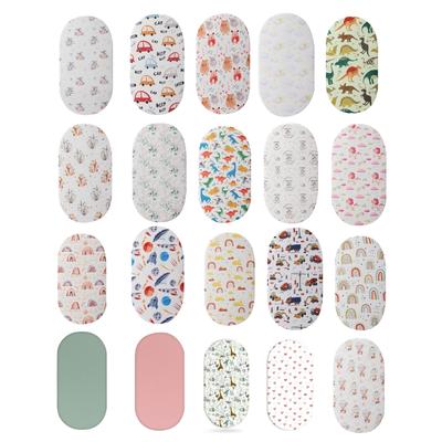 Baby Fitted Sheet Newborns Diaper Changing Pad Sleeve Comfortable Bassinet Sheet Printed Mattress Case Protector