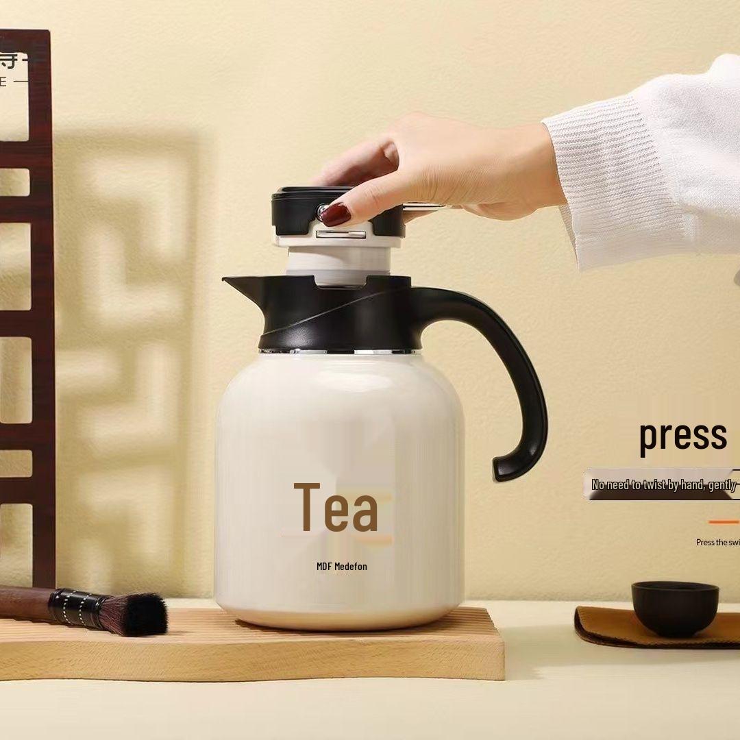 

Mute Moka Stainless Steel Pot for Tea & Coffee, Keeps Drinks Warm, Ideal for Pu er, Black, Old White Teas – Popular for Dropshipping