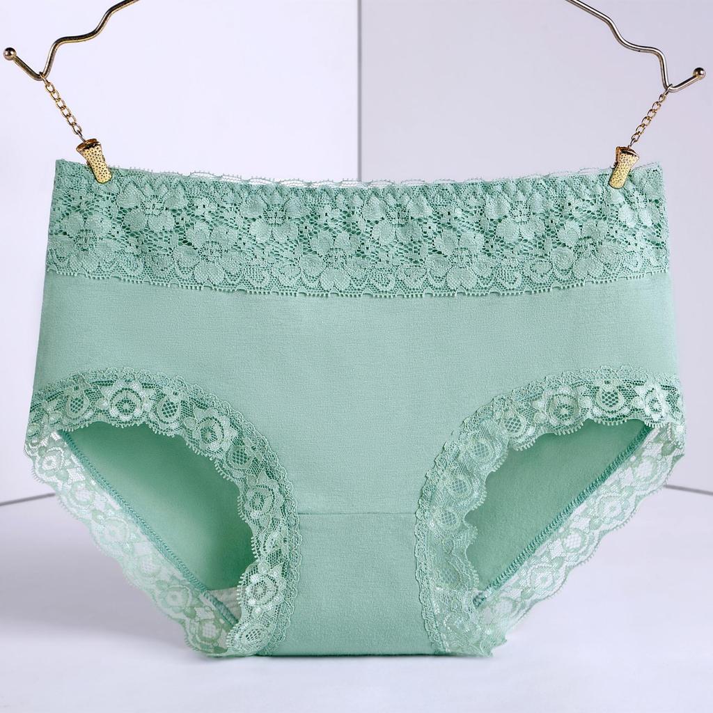 Panties for Women Casual Underwear Sexy Bikini Ladies Mid Waist Briefs Lingerie