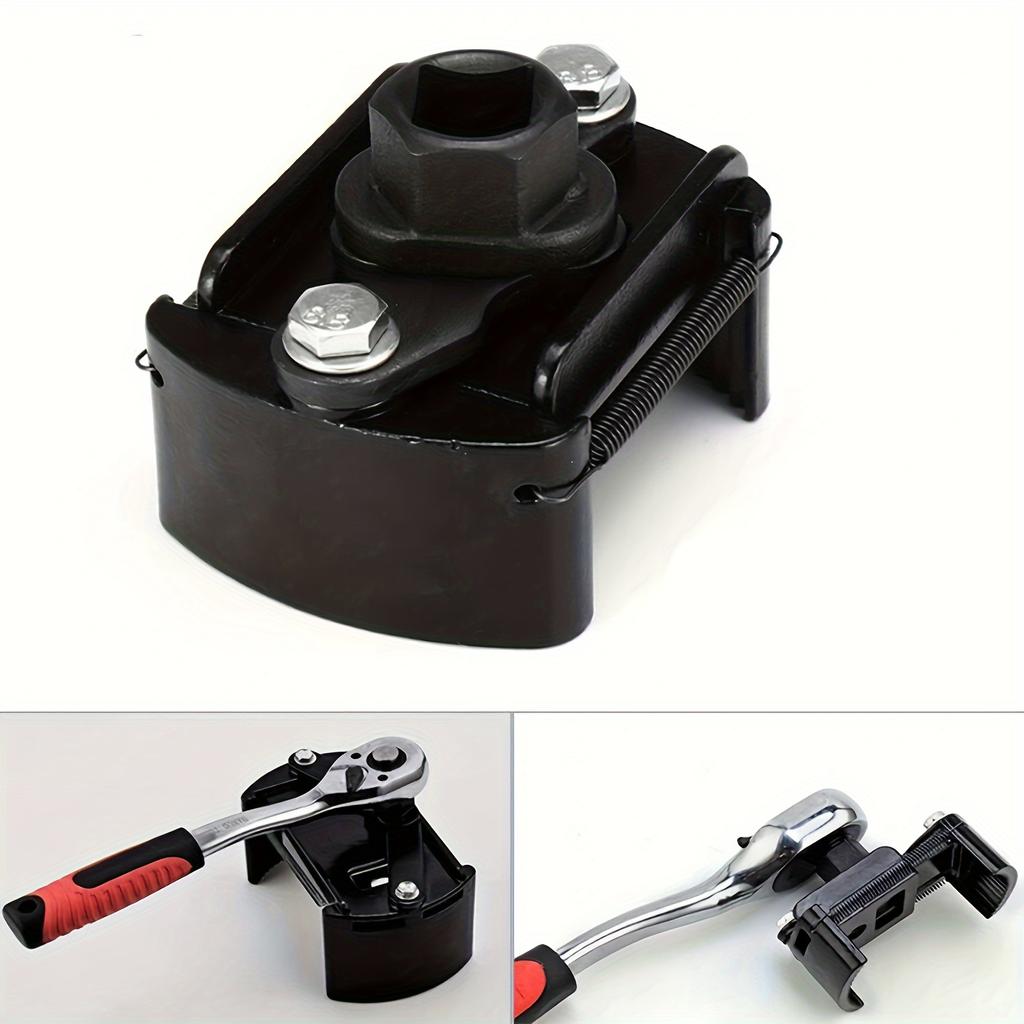 Universal Adjustable Oil Filter Wrench: 2-Prong Tool for Easy Removal and Installation