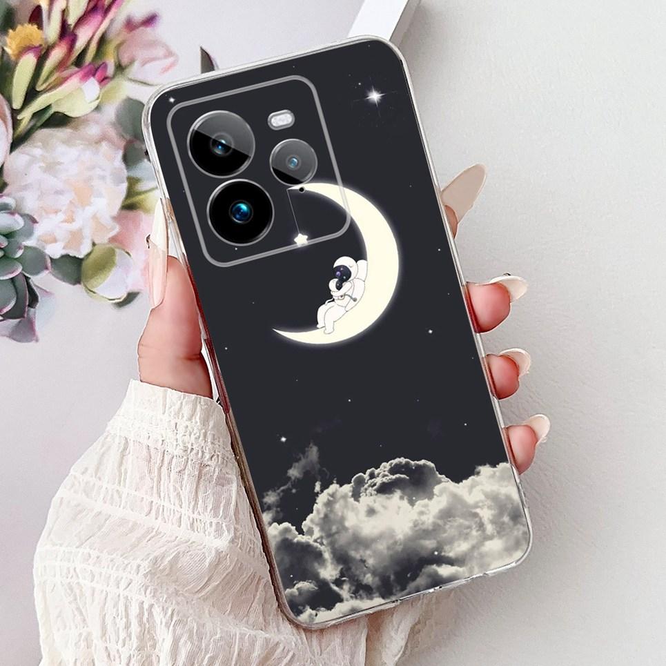 For Realme GT 7 Pro GT7 Pro RMX5010 RMX5011 Back Cover Cool Cartoon Dragon Astronaut Animals Phone Case Soft Silicone Clear Etui
