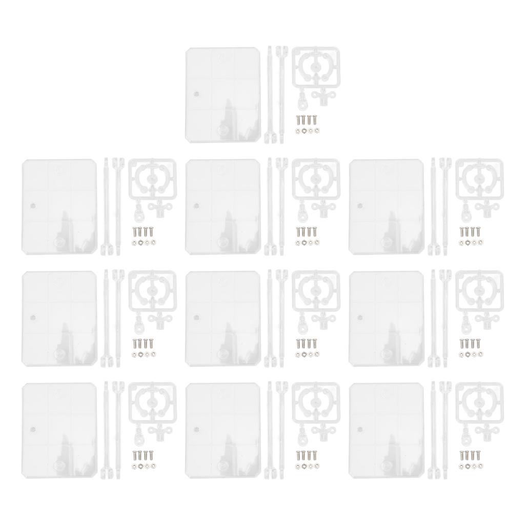 10 Stück Actionfiguren-Displayhalter Hohe Stabilität Puppenmodell Stützständer für 6 Zoll Action-Spielzeug