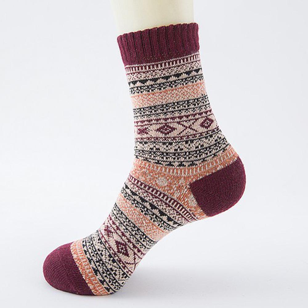 Men's Ethnic Style Retro Rabbit Wool Socks - Autumn Collection
