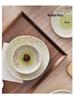 Cherry Blossom Ceramic Bowl & Plate Set: Includes Rice Bowl, Soup Bowl, Large Plate, Dish Plate, and Large Noodle Bowl - Japanese Imported.