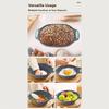 Silicone Proofing Basket with Folding Design - Oven Safe up to 450F for Bread Fermentation and Baking Applications