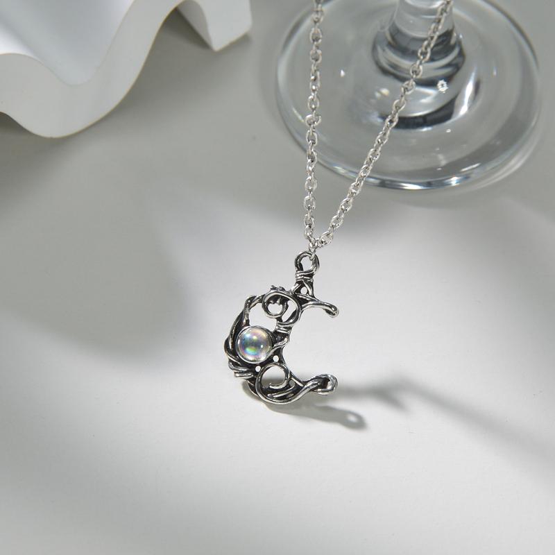 Naszyjniki z zawieszką w kształcie gotyckiej korony serca, skrzydeł anioła, vintage, modne, wykwintne, w kształcie miłości, łańcuszek na obojczyk, choker, cyrkonia