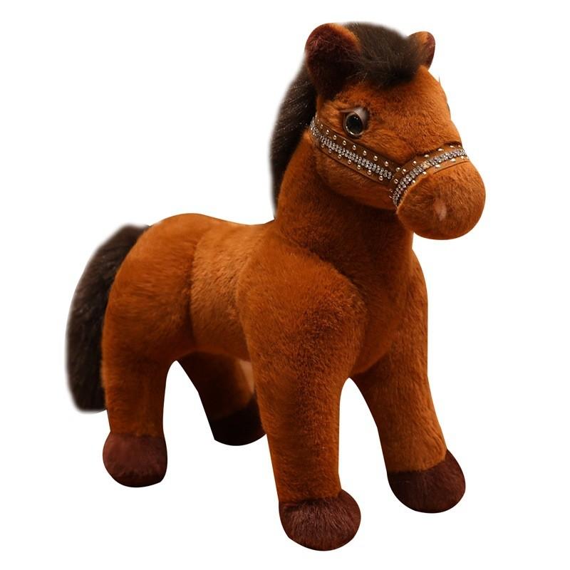 Plush Horse Toy With Pp Cotton Filling For Children And Gift Giving