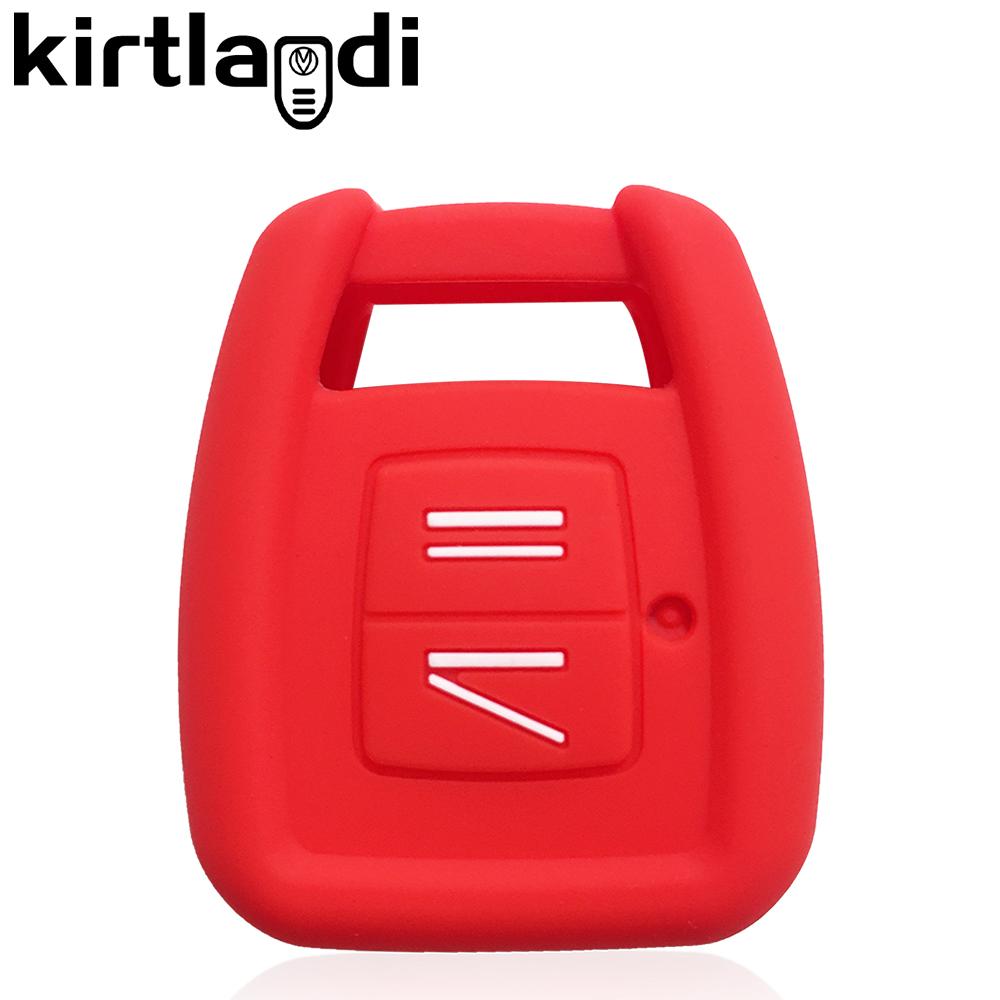 Silicone Key Cover Shell Remote Car Key Case for Opel Astra G Zafira FRONTERA B Vectra 2/3 Button Key Protection Jacket Cap Fob