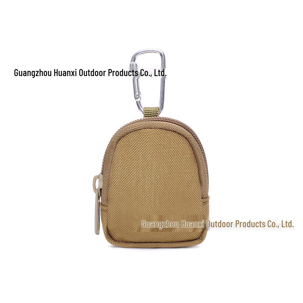 Portable Outdoor Coin and Earphone Hanging Bag - Tactical Small Waist and Storage Bag